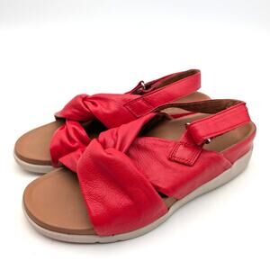 Strive Tahiti II Slingback Heel Sandal Open Toe Women's Scarlet Size US6 EU36